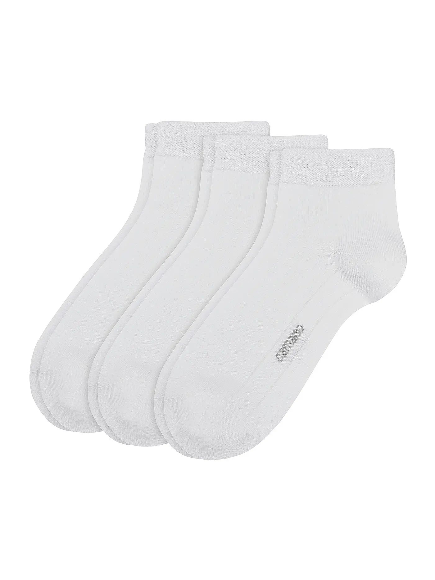 CAMANO |  Sneakersocken 3er Pkg weiss | 